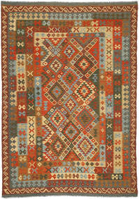 Tapis Kilim Afghan Old Style 196X294 (Laine, Afghanistan)