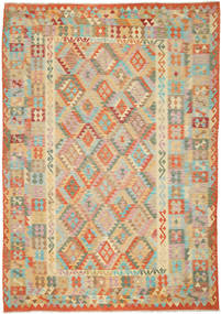  Kilim Afghan Old Style Rug 204X300 Wool Carpetvista