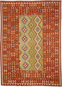  Kilim Afghan Old Style Rug 210X290 Wool Carpetvista
