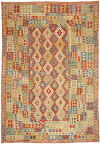  209X306 Kelim Afghan Old Stil Teppich Wolle, Carpetvista