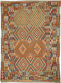  Oosters Kelim Afghan Old Style Vloerkleed 202X289 Wol, Afghanistan Carpetvista