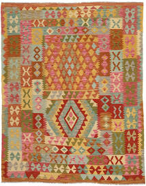  160X193 Kilim Afghan Old Style Rug Wool, Carpetvista