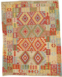  155X200 Klein Kelim Afghan Old Stil Teppich Wolle, Carpetvista