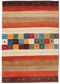  126X180 Small Gabbeh Indo Rug Wool, Carpetvista