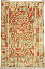 201X306 Kilim Afghan Old Style Rug Oriental (Wool, Afghanistan) Carpetvista