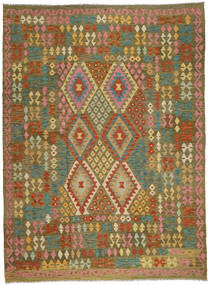  Kilim Afghan Old Style Rug 214X290 Wool Carpetvista