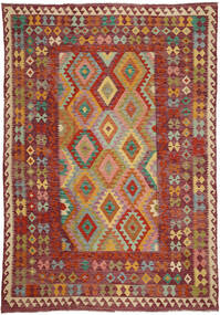  Kilim Afghan Old Style Rug 205X298 Wool Carpetvista