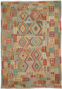  215X304 Kelim Afghan Old Stil Teppich Wolle, Carpetvista