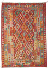 208X295 Kelim Afghan Old Stil Teppich Orientalischer (Wolle, Afghanistan) Carpetvista