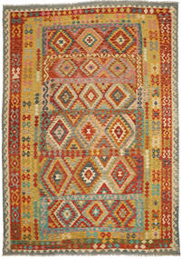 208X303 Kilim Afghan Old Style Rug Oriental (Wool, Afghanistan) Carpetvista