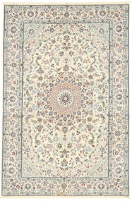 絨毯 ペルシャ ナイン 6La 署名: Shari Akhavan 123X190 (ウール, ペルシャ/イラン)