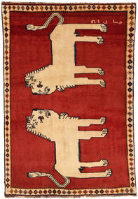 130X193 Ghashghai Fine Figur/Bilde Teppe Orientalsk (Ull, Persia/Iran) Carpetvista