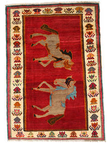  Ghashghai Fine 107X150 Persischer Wollteppich Rot/Braun Klein Carpetvista