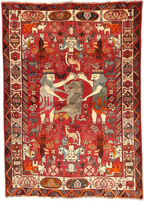  163X233 Medalhão Ghashghai Fine Figurativo/Imagens Tapete Lã, Carpetvista