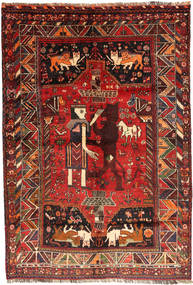 163X235 Tapete Oriental Ghashghai Fine Figurativo/Imagens (Lã, Pérsia/Irão) Carpetvista