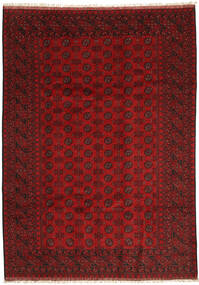  198X282 Medallion Afghan Fine Rug Wool, Carpetvista