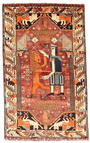 103X169 Tapete Oriental Ghashghai Fine Castanho/Bege (Lã, Pérsia/Irão) Carpetvista