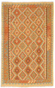  122X201 Small Kilim Afghan Old Style Rug Wool, Carpetvista