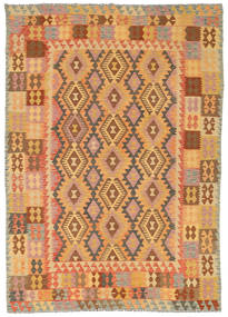 197X293 Kilim Afghan Old Style Rug Oriental (Wool, Afghanistan) Carpetvista