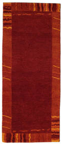 80X195 Gabbeh Indo Rug Modern Runner
 (Wool, India) Carpetvista