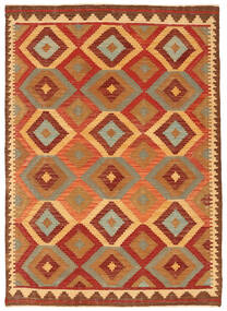  Orientalischer Kelim Afghan Old Stil Teppich 142X199 Wolle, Afghanistan Carpetvista