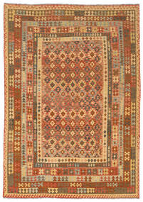  Orientalsk Kelim Afghan Old Style Teppe 247X358 Ull, Afghanistan Carpetvista