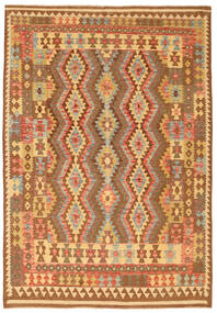  Oriental Kilim Afghan Old Style Rug 196X289 Wool, Afghanistan Carpetvista