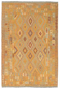  Oriental Kilim Afghan Old Style Rug 198X296 Wool, Afghanistan Carpetvista