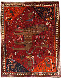 Tapete Ghashghai Fine 132X168 (Lã, Pérsia/Irão)
