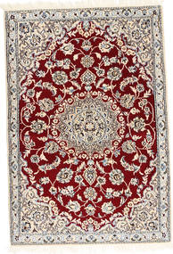  Orientalischer Nain Fine 9La Teppich 92X136 Beige/Dunkelrot Persien/Iran Carpetvista