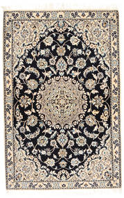  Orientalisk Nain Fine 9La Matta 90X138 Beige/Mörkgrå Ull, Persien/Iran Carpetvista
