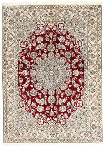 146X203 Nain Fine 9La Rug Oriental Beige/Light Grey (Wool, Persia/Iran) Carpetvista
