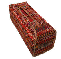 40X110 Alfombra Oriental Kilim Sitting Cushion Puf Alfombra De Pasillo (Lana, Persia/Irán) Carpetvista