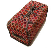 45X85 Kelim Sitzkissen Sitzpouf Teppich Orientalischer (Wolle, Persien/Iran) Carpetvista