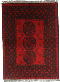  99X134 Medallion Small Afghan Fine Rug Wool, Carpetvista