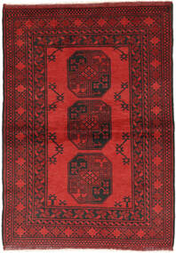  99X145 Medallion Small Afghan Fine Rug Wool, Carpetvista