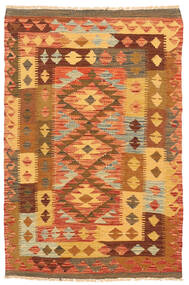  92X143 Small Kilim Afghan Old Style Rug Wool, Carpetvista