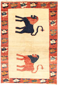 Ghashghai Fine 137X200 Persischer Wollteppich Beige/Rot Klein Carpetvista