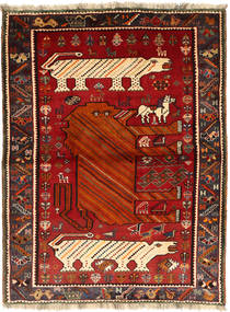 Tapis D'orient Ghashghaï Fine 121X162 (Laine, Perse/Iran)