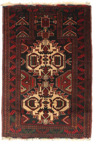  Oriental Baluch Rug 86X127 Wool, Afghanistan Carpetvista