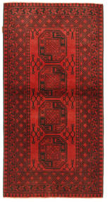 Tapete Afegão Fine 96X188 (Lã, Afeganistão)