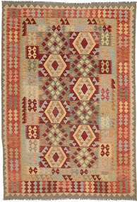  Kelim Afghan Old Stil Teppich 198X294 Carpetvista