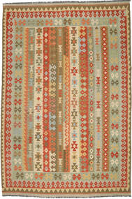  197X295 Kilim Afghan Old Style Rug Wool, Carpetvista