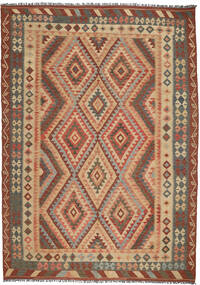 Kilim Afghan Old Style Rug 212X298 Wool, Afghanistan Carpetvista