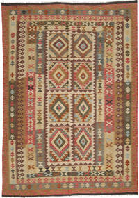  208X295 Kilim Afghan Old Style Rug Wool, Carpetvista