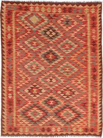 Kilim Afghan Old Style Rug 156X206 Wool, Afghanistan Carpetvista