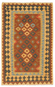  93X151 Small Kilim Afghan Old Style Rug Wool, Carpetvista