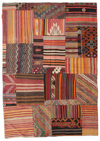  Kilim Patchwork Rug 143X203 Wool Small Carpetvista