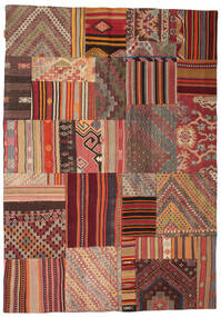 164X231 Kelim Patchwork Teppich Moderner (Wolle, Türkei) Carpetvista