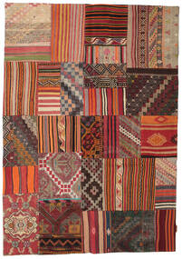 163X233 Kelim Patchwork Teppich Moderner (Wolle, Türkei) Carpetvista